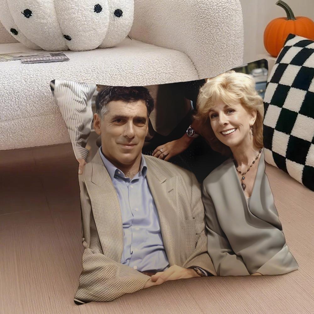 JJack Geller Cushion Cover Linen Pillow Case Soft Breathable Protective Couch Room Decoration