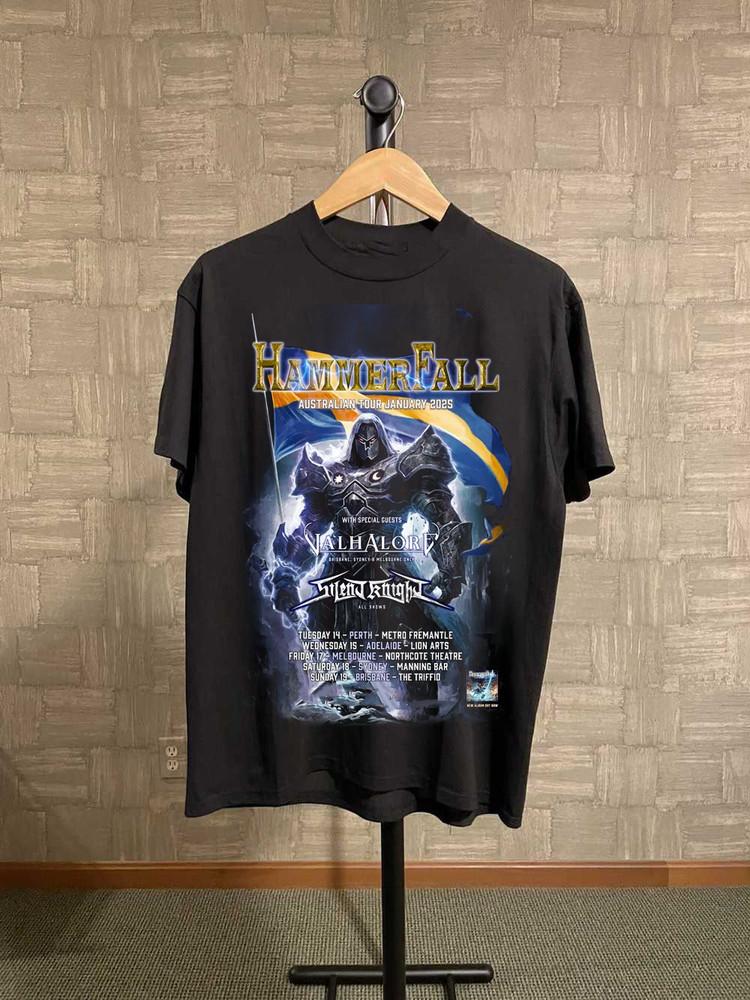 Hammerfall Band Tour  2025 Gift For Fan Unisex Tshirt QT304 Unisex T-Shirt M