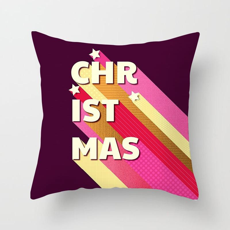 Office Sofa Cushion Cover Abstract Simple Creative Letter Pattern Pillow Cover Luxury Home Decor Cushion Cover