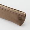 OSL Leather Pencil Case Taupe [Slip-On] OSL-1801 Slip-On