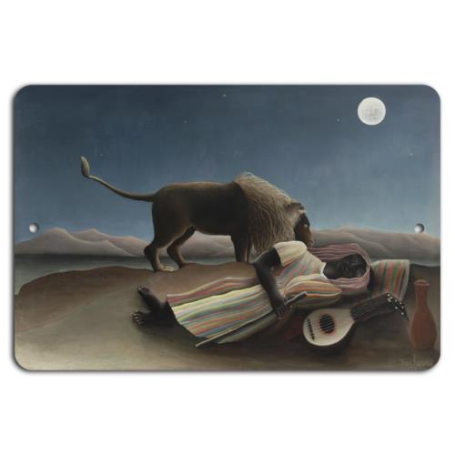 Moonlit Dreams The Sleeping Gypsy on Night WatchAluminumtin sign 20x30cm(7.8x11.8inch)