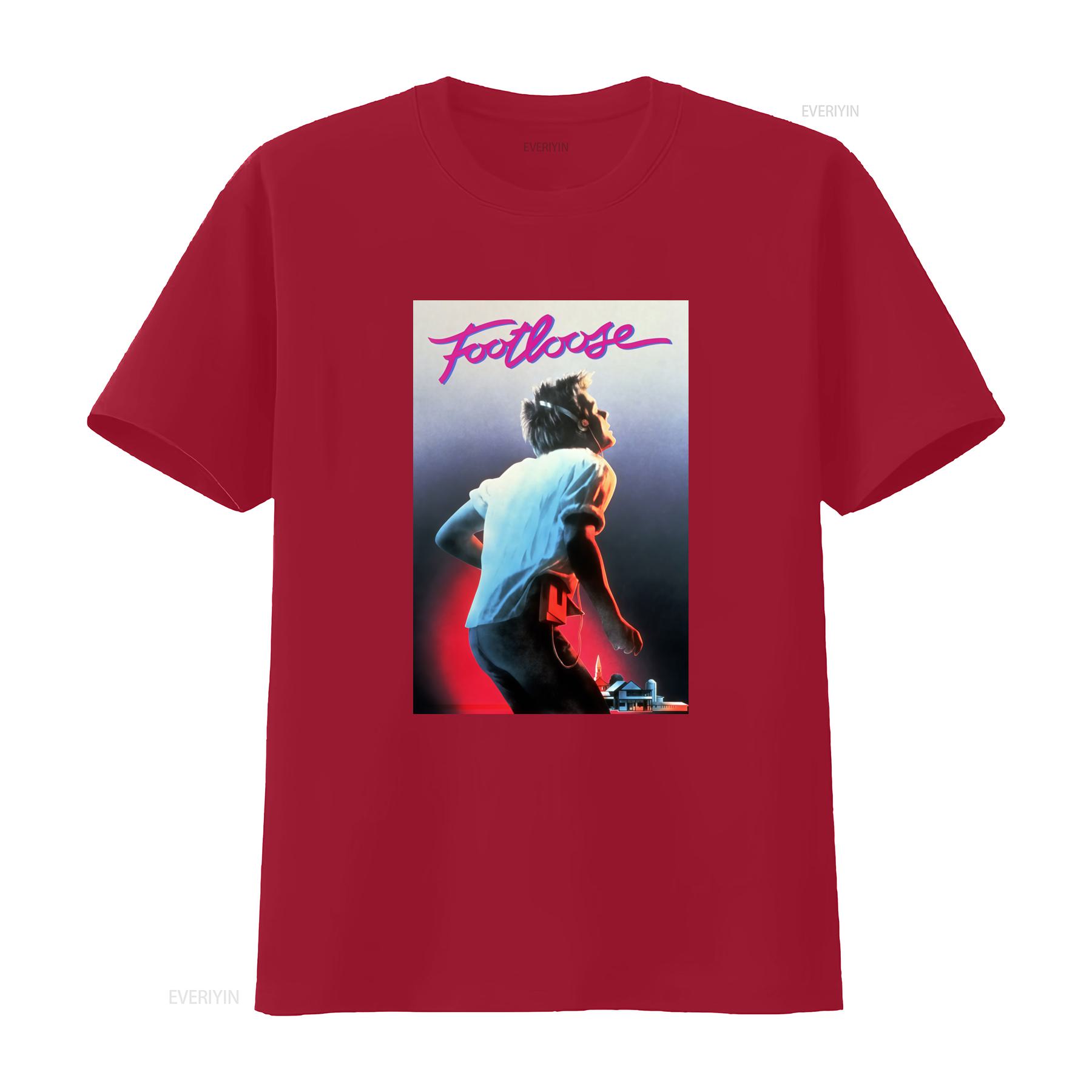 Footloose 80s Classic Retro Musical Movie Dance T Shirt Stylish and Nostalgic Design vintage Washed graphic Comfortable Casual S