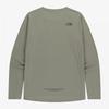 The North Face Nt7tr55l White Label Step Up Long Sleeve Round Tee Light Khaki