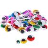 50/100pcs/bag Plastic Colorful Activity Eyeballs with Eyelashes DIY Kindergarten