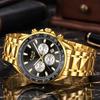 LIGE New Luxury Gold Men Watch Outdoor Sports Wateproof Chronograph Quartz Wristwatch Business Sport Male Clock Montre Homme+BOX