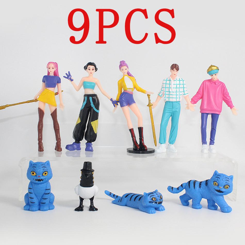 NEW 9-18pcs/set Kpop Demon Hunters Figure Model Toy Cartoon Gaming Peripherals Desk Decoration Collection Figures Model Toy Gift