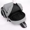 תיק גב לגברים ותיק חזה 2 ב-1 אופנה תיק כתף קטן שחור לבית ספר לגבר מעצב עמיד למים תיק ספורט נסיעות
