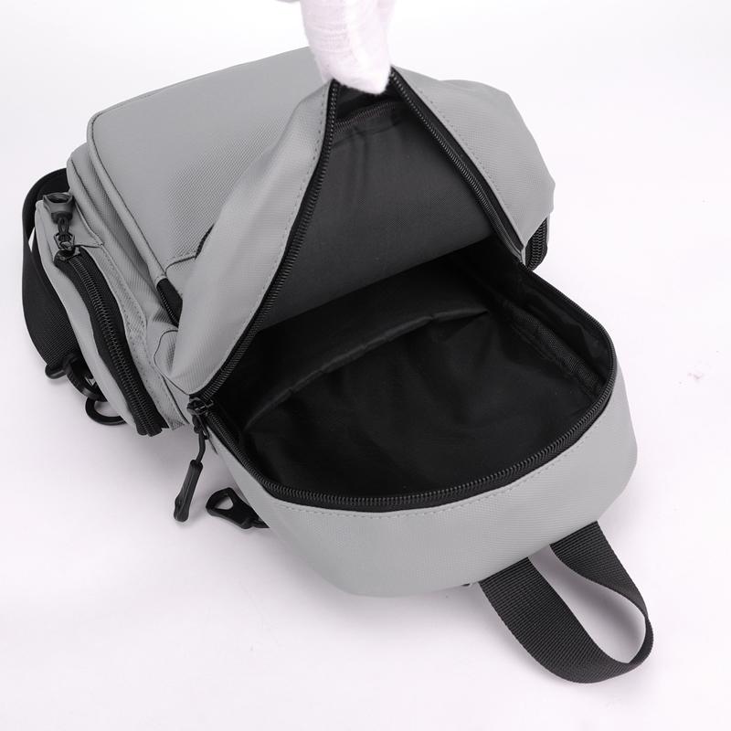 Men's Backpack and Chest Bag 2 In 1 Fashion Small Black Shoulder School Bag for Man Designer Waterproof Sports Travel Bag