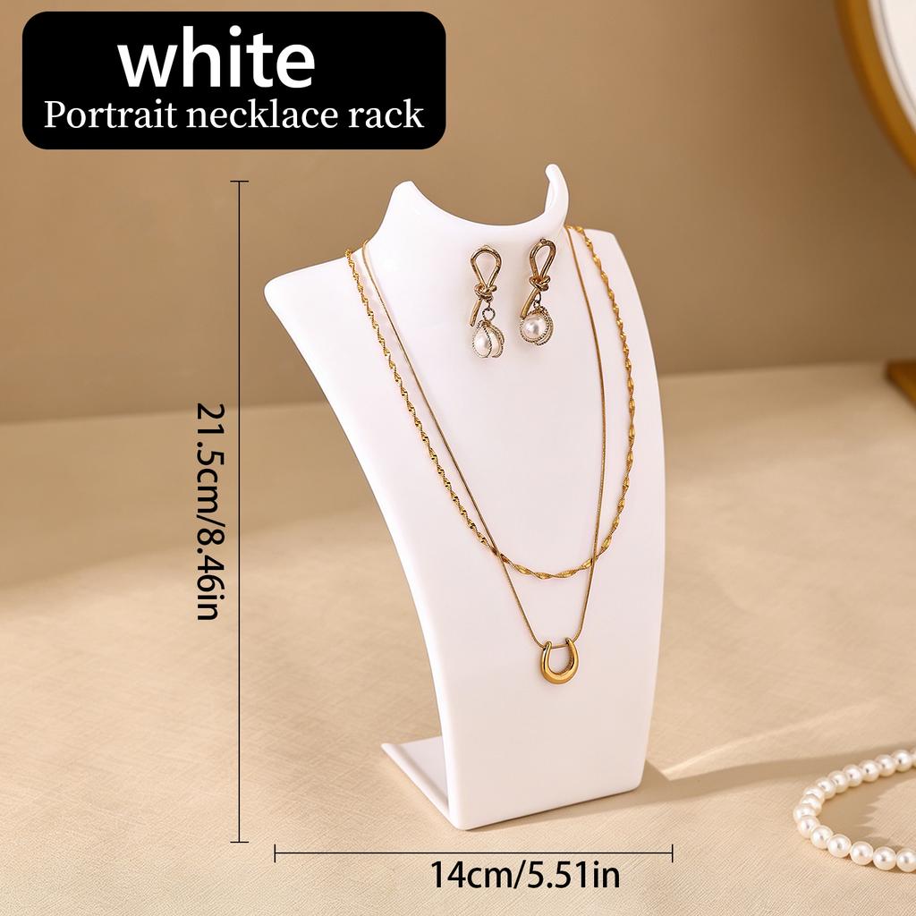 1 portrait jewelry display stand vertical necklace earring storage stand, jewelry store home display stand perfect holiday gift