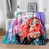 3D tisk Karol G Singer HD přikrývka, měkká přikrývka pro domácí ložnici pohovka pohovka piknik cestovní kancelářská přikrývka přikrývka pro děti