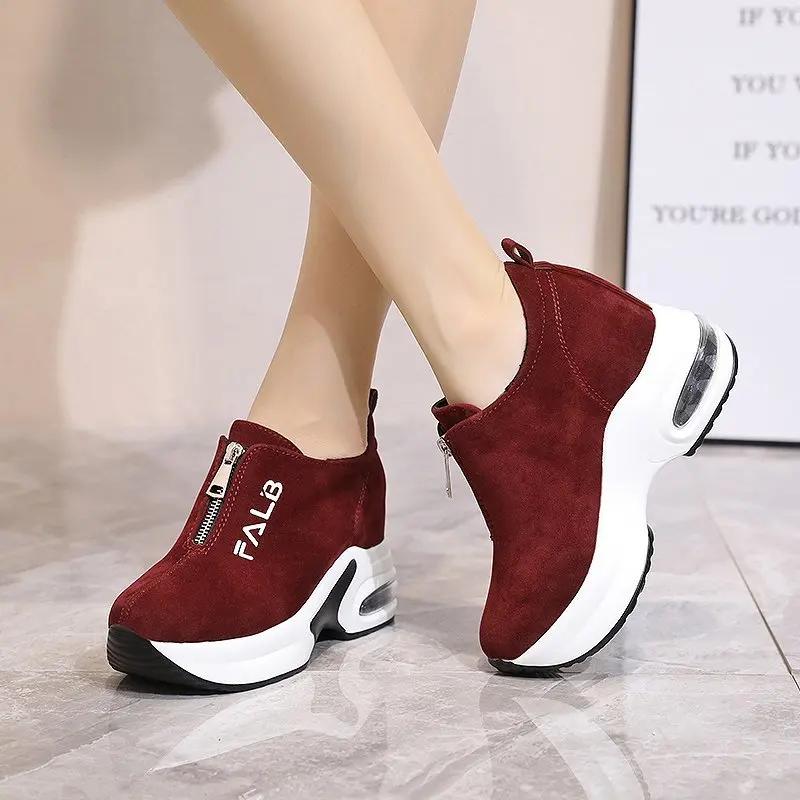 Fashion Women's Sneakers with Platform Womens Shoes Casual Woman Wedge Basket 2025 Shoes Tennis Female Thick Woman's Summer Trainers