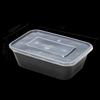 Disposable Plastic Rectangular Food Containers with Lids