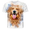 Men/Women Cute Puppy Face Tee Funny Pet T-shirt Men's Squirrel T Shirt 3D Print Shirt Animal Graphic Tees Lovely Pattern Tops