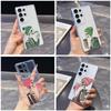 Minimalist Daily Leisure Phone Case for Samsung Galaxy S25 Ultra S20 FE S21 S22+ S23 Plus S24 S26 Edge Transparent Soft Covers