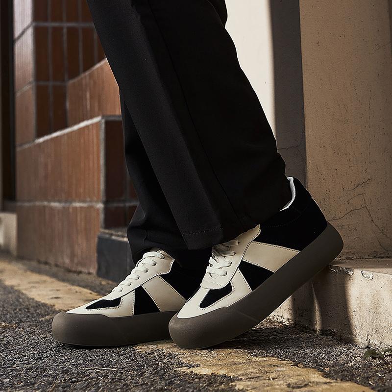 Man Cow Leather Sneakers Elevator Shoes Height Increase Insoles 7CM Leather Shoes for Men Casual Tall Lift Sports