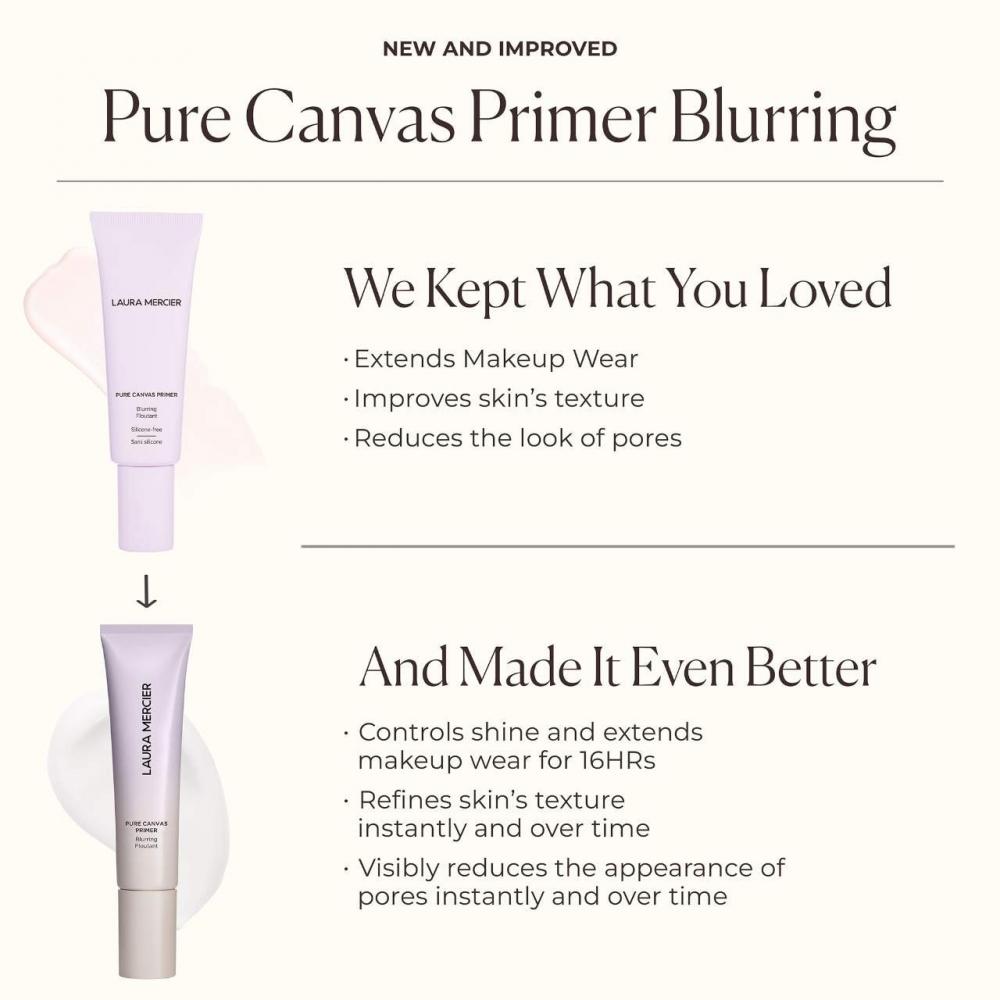 Laura Mercier Pure Canvas Primer   Blurring 0.5 Oz   15 Ml 0.5 Oz   15 Ml
