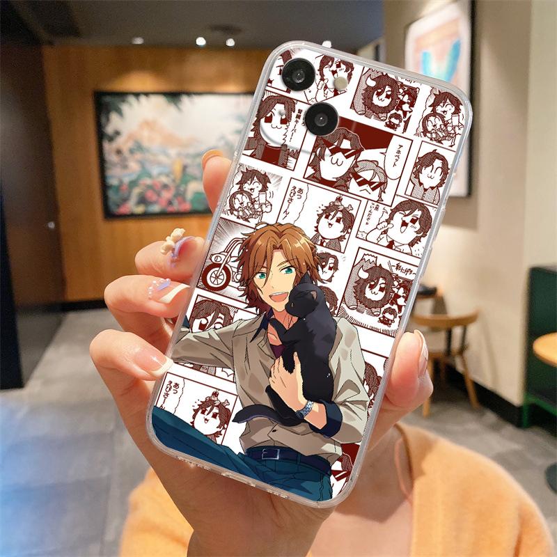 

Cartoon Ensemble Stars Luxury Transparent Phone Case For iPhone 15 14 13 12 mini 11 Pro Max XS X XR SE 7 8 Plus Silicone Cover iPhone 12 mini