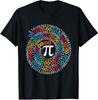 Pi Day Vintage Pi Number 3,14 Spiral Pi Math Teacher Unisex T-Shirt