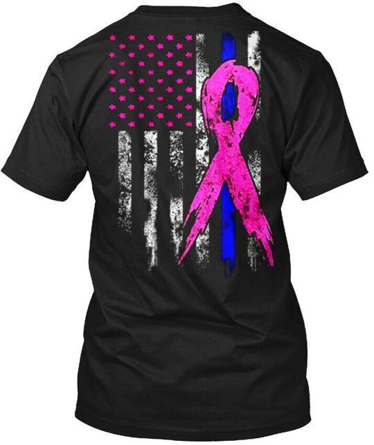 Police Breast Cancer Awareness T-Shirt Made in the USA Size S to 5XL Unisex T-Shirt S