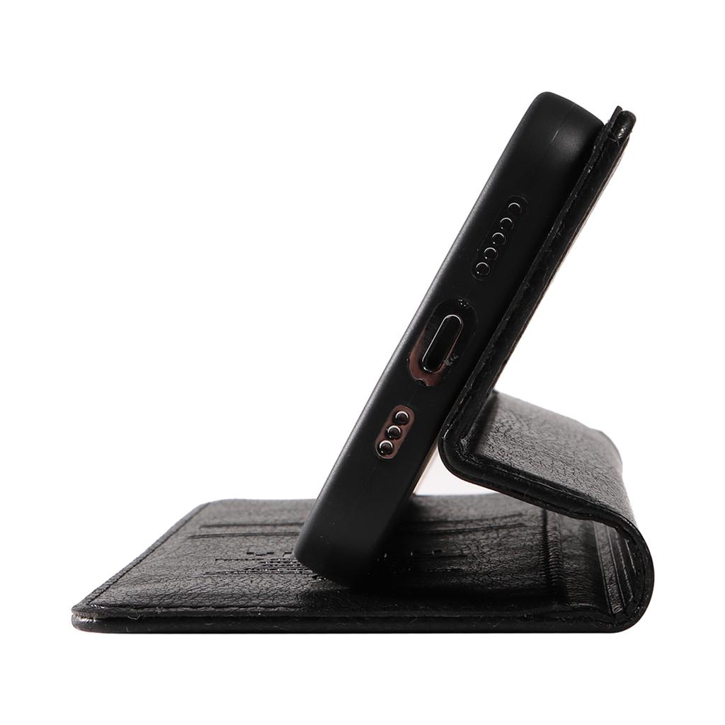 Für Samsung Galaxy M35 5G Hülle Litschi-Muster Leder Brieftasche Handyhülle