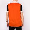 Nike Color Block V-Neck Breathable Quick-Dry Soccer Short-Sleeve T-Shirt Men Tops Orange Red 725892-815