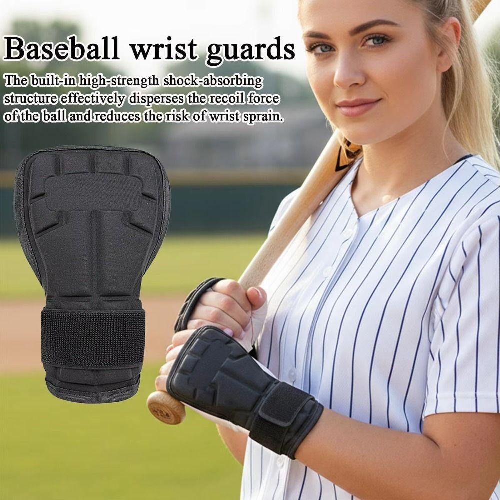 EVA Padding Baseball Wrist Guards Lightweight Design Hockey Protective Shield Sports Training