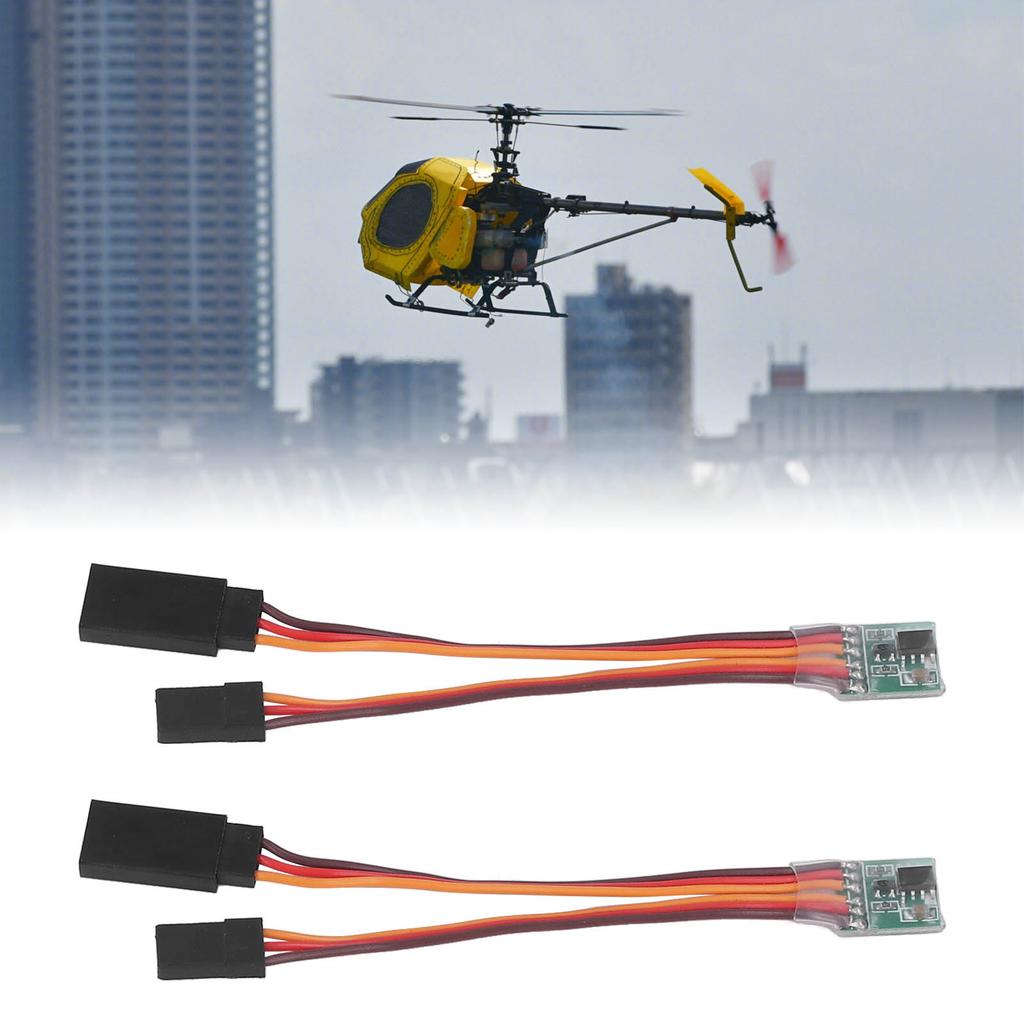2PCS Universal RC Servo Signal Reverser Rotation Inverter for RC Aircraft Airplane Steering Gear
