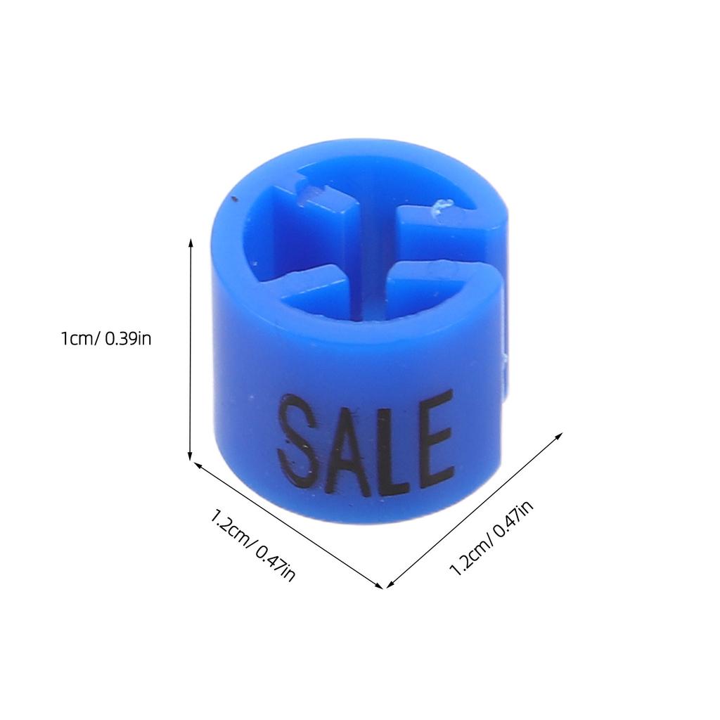 100Pcs Garment Marker Clips Plastic Hanger Tags Removable Clothing Label Fasteners Store Retail Organization Signs Orange
