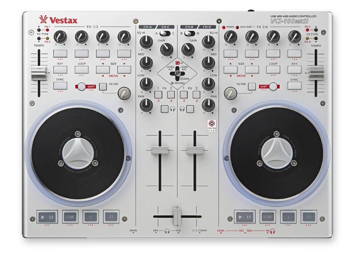 [USED]Vestax DJ Controller compatible SeratoDJ [Used]