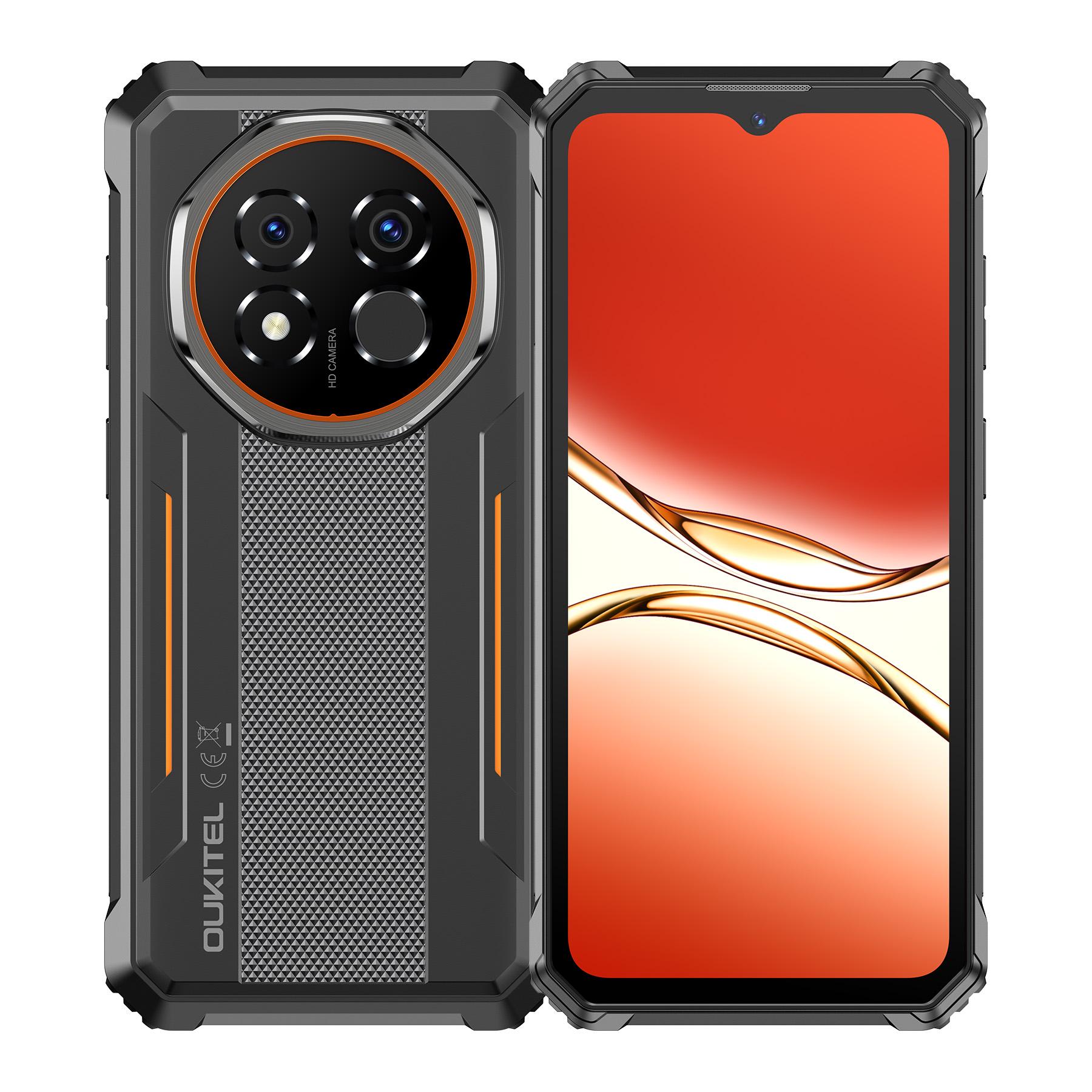

Мобільний телефон OUKITEL G6 16 ГБ+64 ГБ Дисплей 6,52 64 МП Акумулятор 10600 мАг Android 16 Смартфон помаранчевий