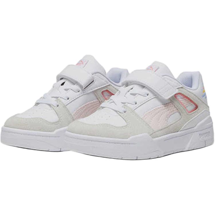 Puma Slipstream Sweater Synthetic Leather Wthr Ac+ Ps Comfortable Kids Sneakers Kids sneakers White 392548-01