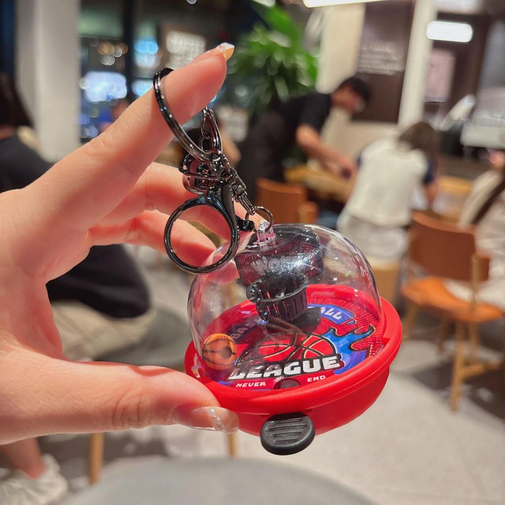 Κλειδοθήκη Παιχνίδι Μπάσκετ Κινούμενων Σχεδίων - Μοντέρνο Κρεμαστό για Σακίδιο & Δώρο Μηχανής Αρπαγής για Παιδιά