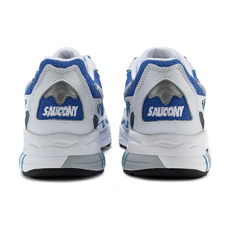 SAUCONY 3D Grid Hurricane White Royal Unisex Sneakers S70646-2
