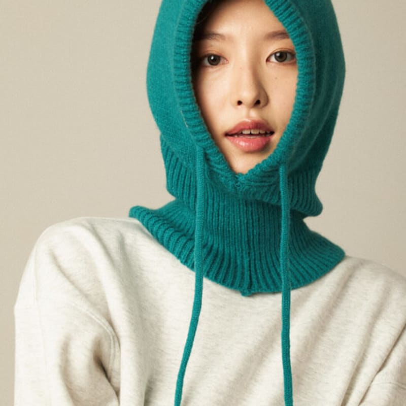 

TNP TTTFAACU72_STANDARD KNIT BALACLAVA GREEN