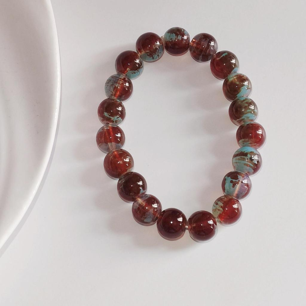 Trendy Korálkový náramek s gradientem pro přítelkyně - Perfektní letní dárek pro módní studentky