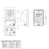 Toshiba Lighting ET Waterproof Outlet for 2 Gangs DC1092N(C)