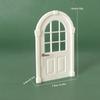 1/12 Dollhouse Mini Simulation European Style Door Model Funiture Accessories For Doll House Decor Kids Pretend Play Toys Gift