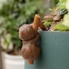 1 sloth climbing pendant, cute design/fun scene decoration, flowerpot/water cup/fish tank multi scene decoration