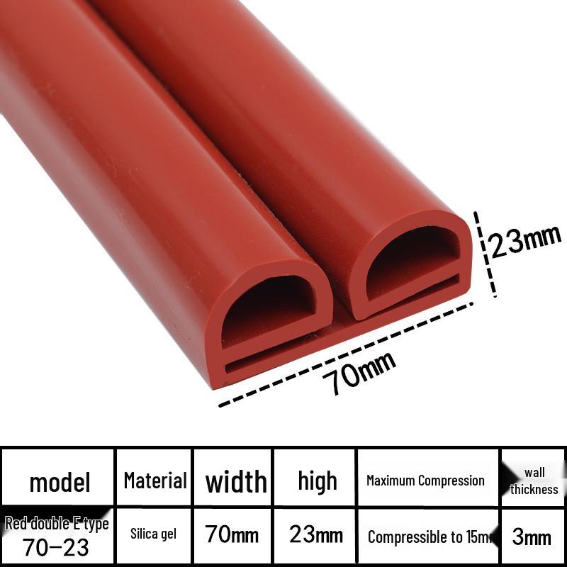 Silicone Sealing Strip: Acid & Alkali Resistant, High Temp Resistant, P & E-shaped for Oven, Steamer, Baking, Cold Storage.