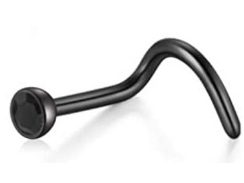 

Кольцо для носа из нержавеющей стали - Стильный пирсинг-украшение для носа