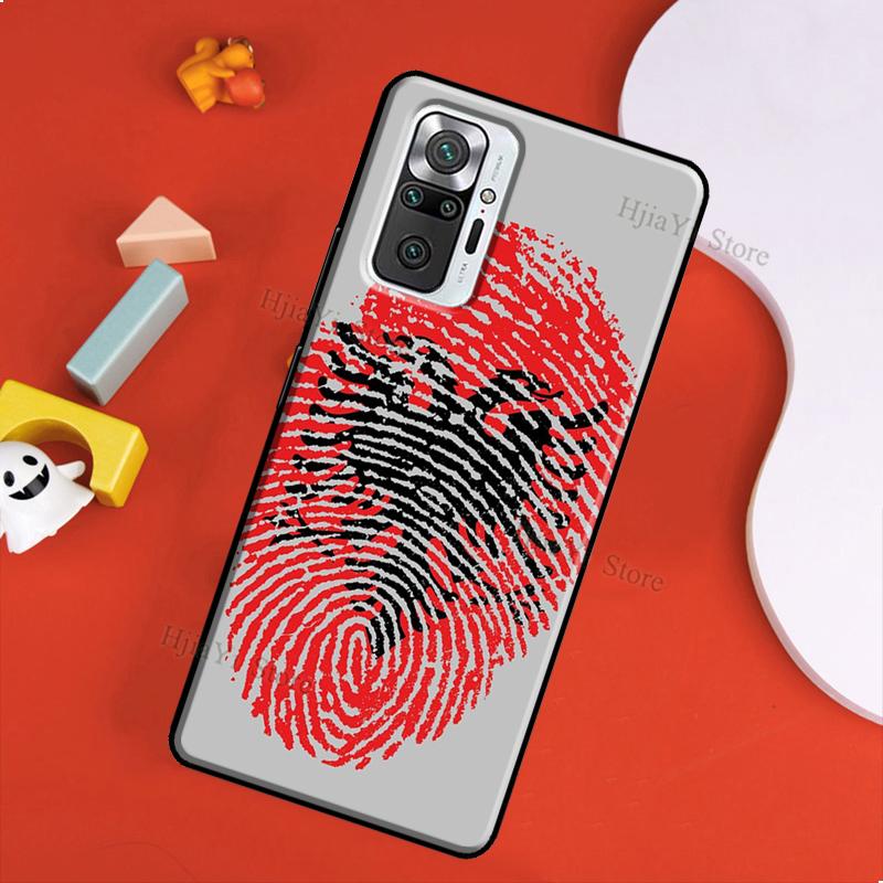 Albania Flag Case For Xiaomi Redmi 10 9 9T 9A 9C Cover Coque For Redmi Note 11 Pro 7 8 9 10 Pro 10S 11S