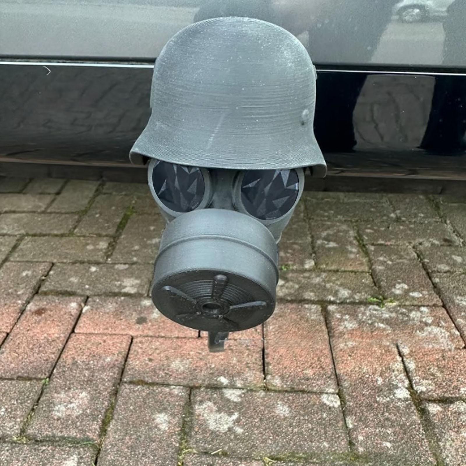 

Крышка для сцепного устройства прицепа, крышки подшипников ступицы прицепа, защитная крышка для сцепного устройства в форме противогаза, универсальная заглушка для дышла One Size