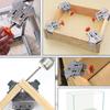 Multipurpose Woodworking Tool Stainless Steel Right Angle Clamp Photo Framing Tool  Clamp Locator