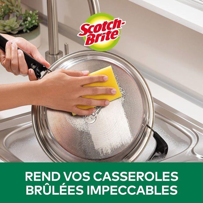 Éponge À Récurer Pour Utilisation Intensive Scotch-Brite Classic, 20 Pièces - Tampon À Récurer Durable Élimine La Graisse
