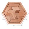 Montessori Tangram Intelligence Toy Safe Educational Toys IQ Games Puzzle  Kids Adults