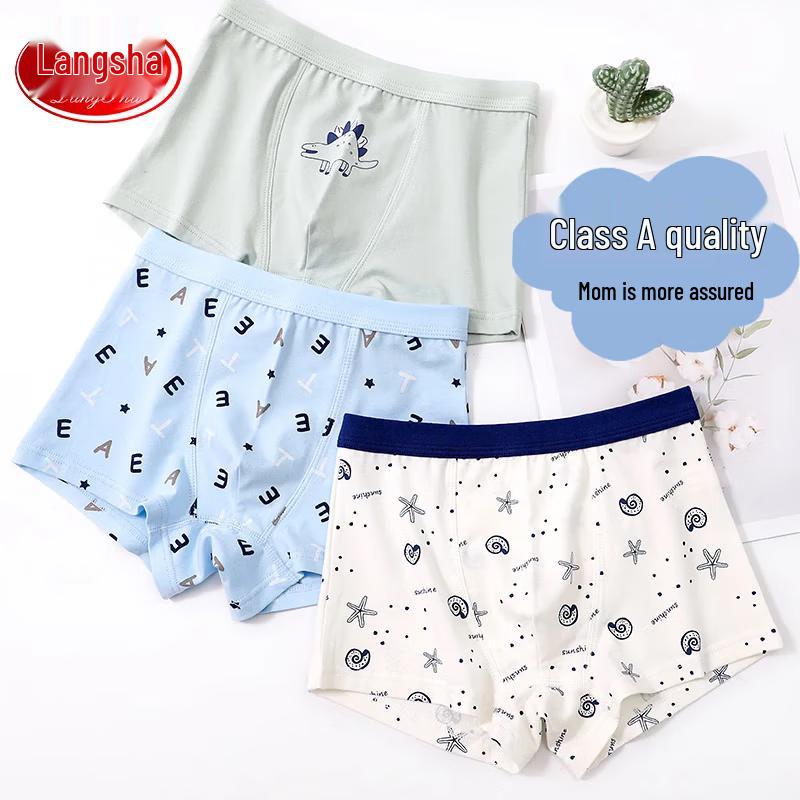 Langsha Boys  Cotton Boxer Briefs 160
