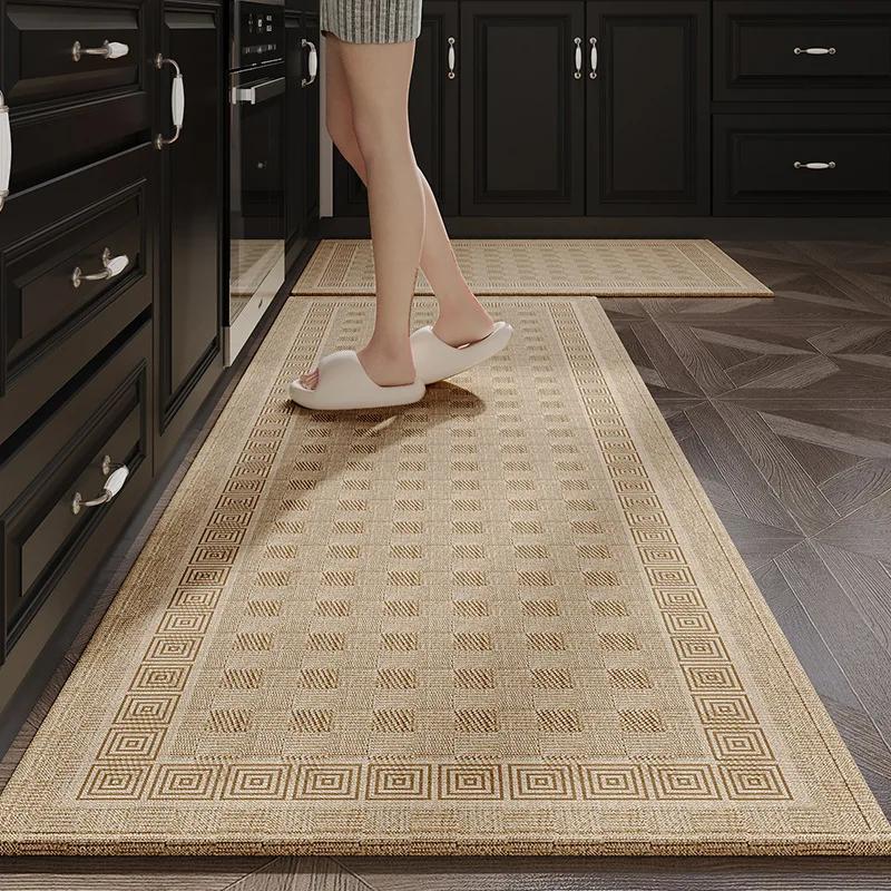 Japanese Kitchen Mat Long Rug Absorbs Water And Oil, Quick-Drying, Non-Slip Floor Mats, Anti-Fall And Dirt-Resistant Doormat
