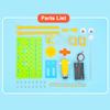 DIY Electric Horizontal Bar Robot Kids Science Discovery Toys Education Physics Experiment Kit School Project Art Craft Toy