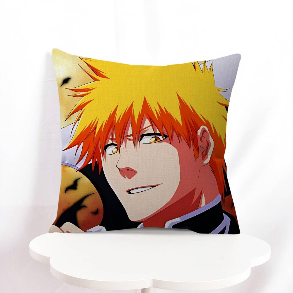 Kurosaki Ichigo Pillow Cover Design Cushion Cover Decor Holiday Decorati
