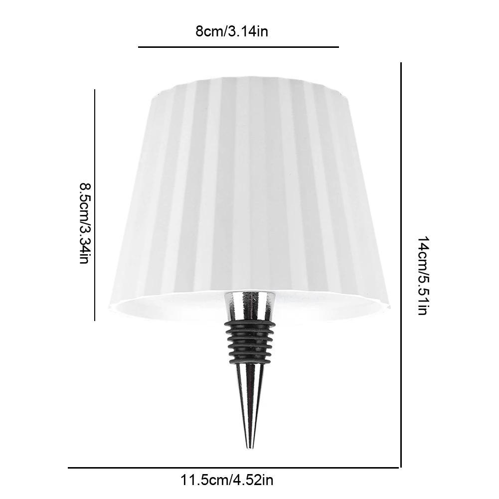 Wireless Bottle Table Lamp 3-color and Stepless Dimming Night Lamp 2000mAh Desk Lamps Bar Atmosphere Night Lights